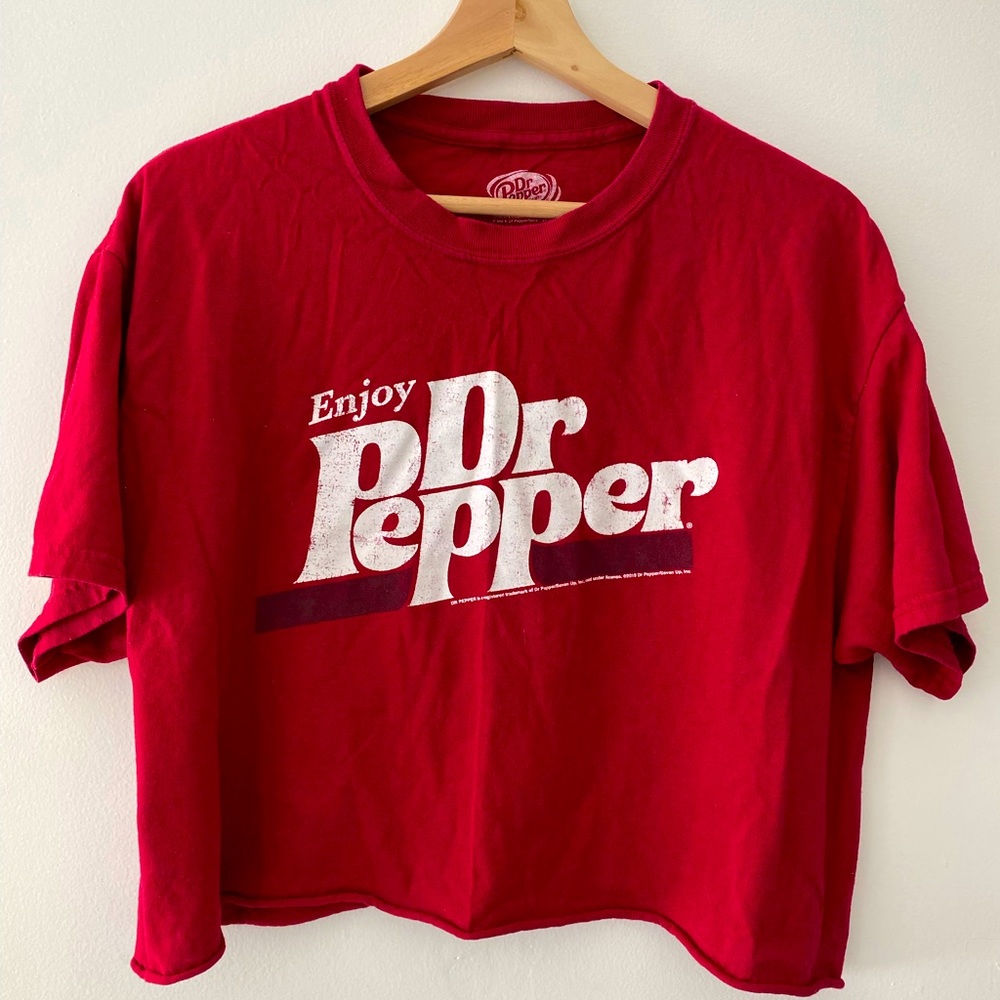 Dr  Pepper Crop T-shirt